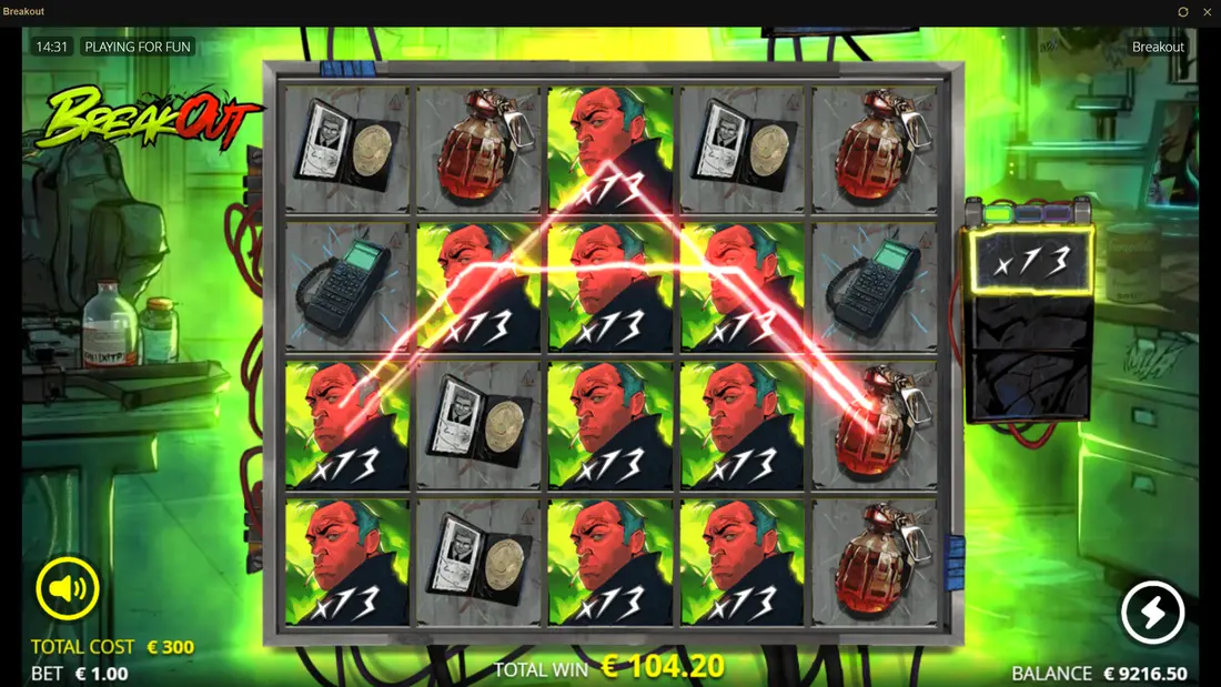 Breakout Clearout Spins